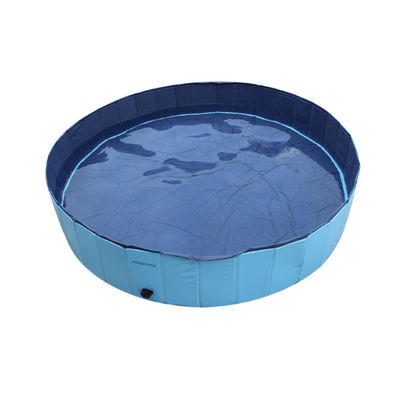 Eco-Friendly Pvc Pet Bath Tub Blue Round For Promotional