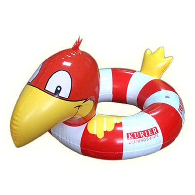 Beautiful Cute Bird Inflatable Water Toys PVC For Baby Swimming