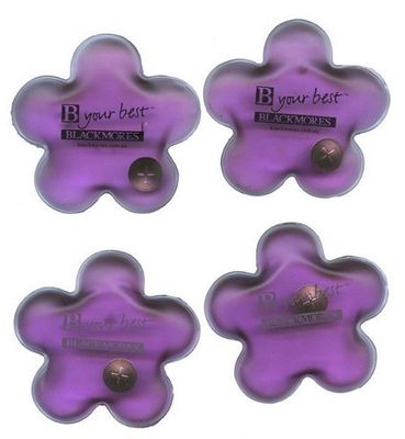 Flower Shape Gel Heating Pads Purple To Keep Hand Warmer