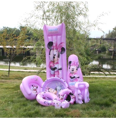 Mickey Mouse Inflatable Air Mattress And Boxing Tumbler For Kids