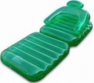 Customized Folding Inflatable Air Mattress / Lounge Chair For Promotion