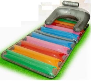 Customized Folding Inflatable Air Mattress / Lounge Chair For Promotion