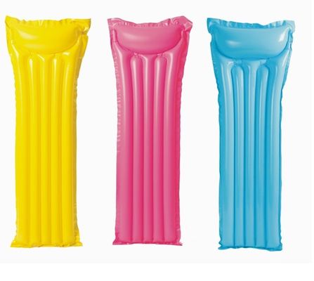 Queen Size Inflatable Air Mattress Pink , PVC Water Bed