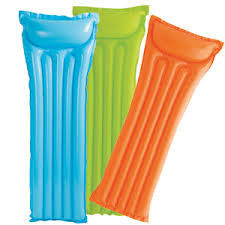 Queen Size Inflatable Air Mattress Pink , PVC Water Bed