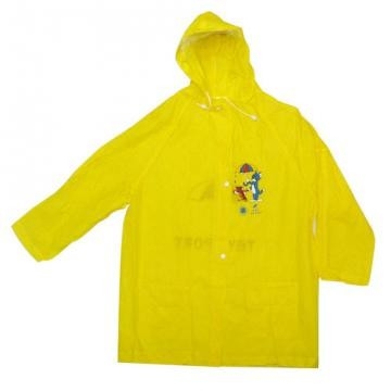 Light Weight Kids Pvc Rain Coats Carntoon 