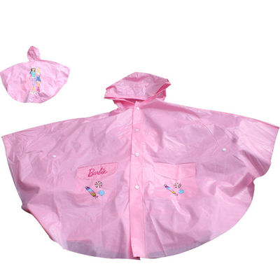 子供のためのフード、昇進の長い Rainwear が付いているミッキー マウス ポリ塩化ビニールのレイン コート