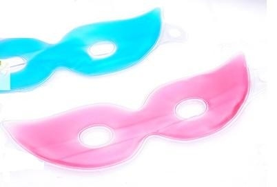黒い瞳およびしわのためのピンクか青いゲルの目マスク